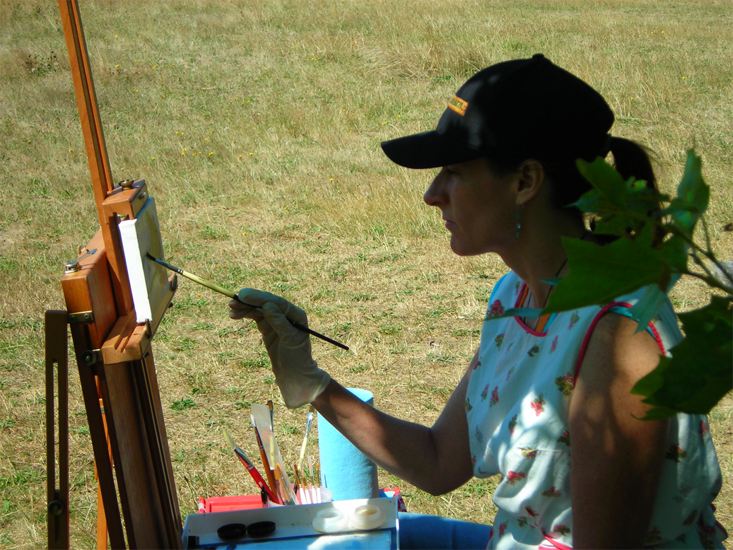 Painting plein air